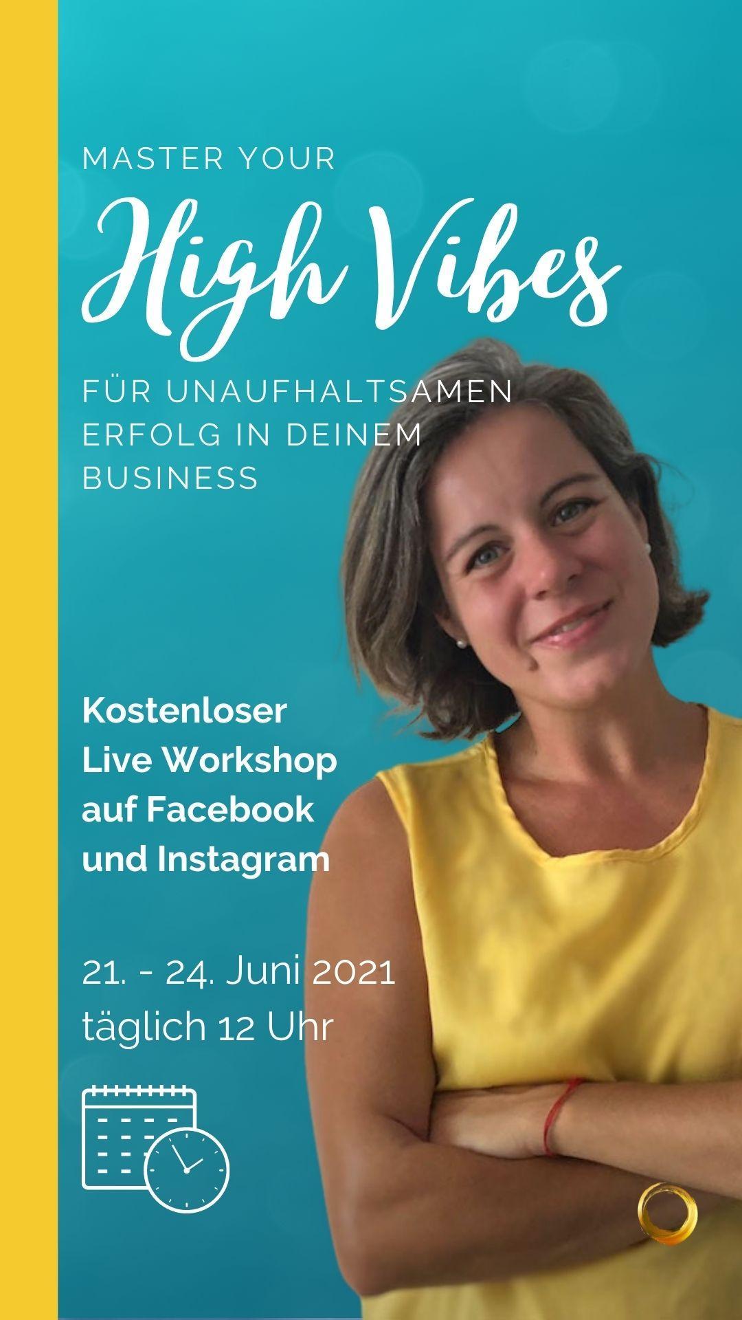 Instastory High Vibe Workshop